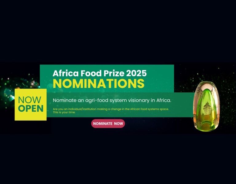Final call for entries: $100,000 Africa Food Prize nominations close 30 June