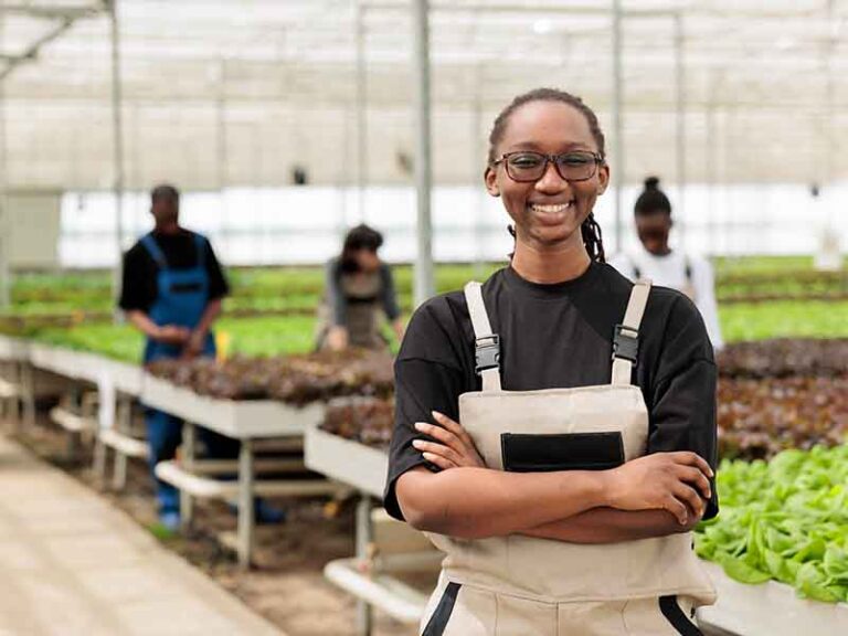 How are young people transforming food systems through technology and partnerships?